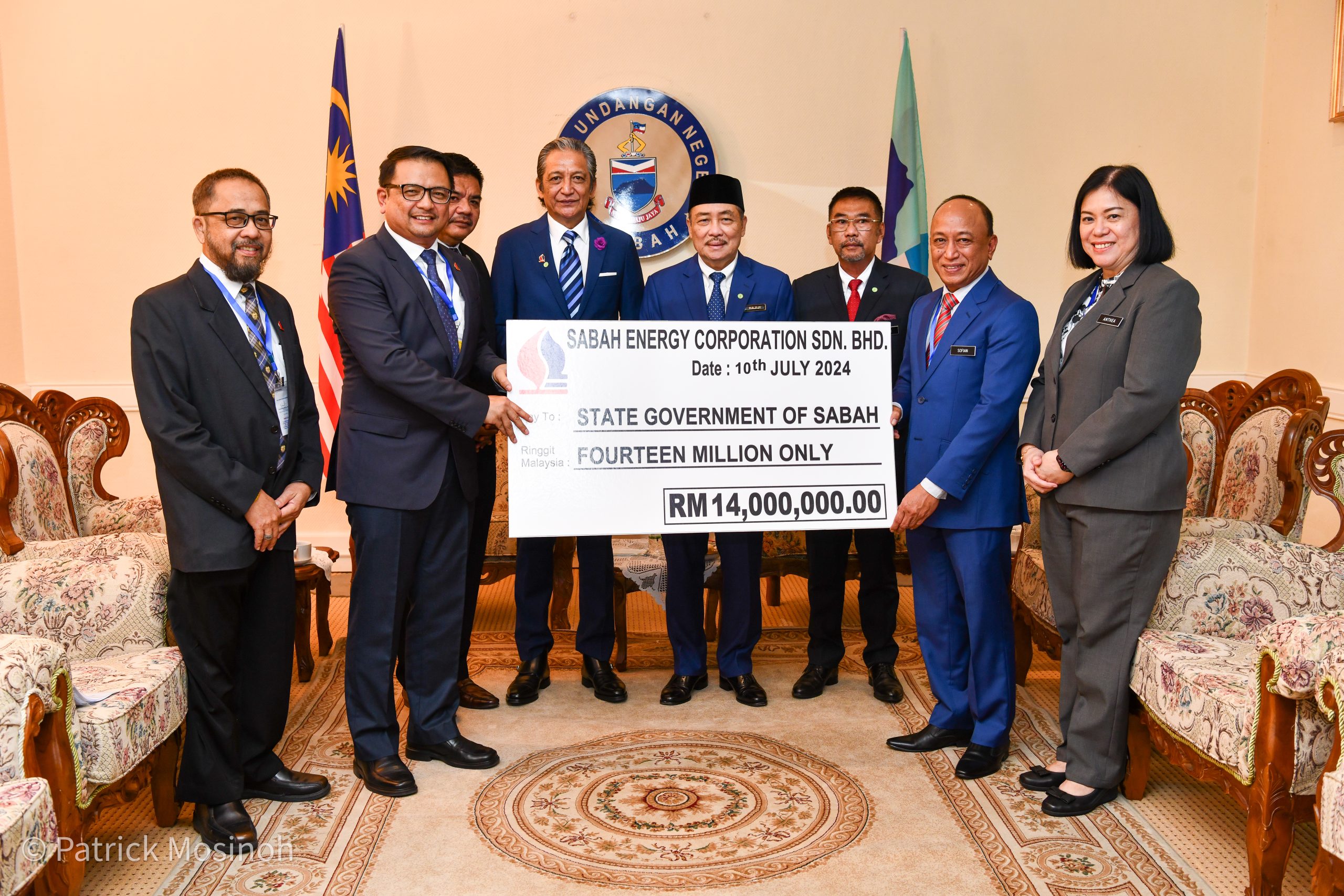 Sabah Energy Corporation Delivers RM14 Million Dividend to Sabah State Government